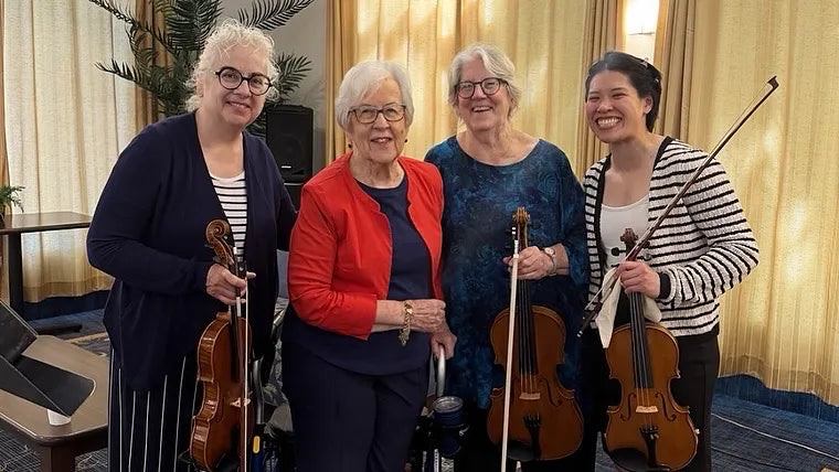 Music fills the air at local retirement homes