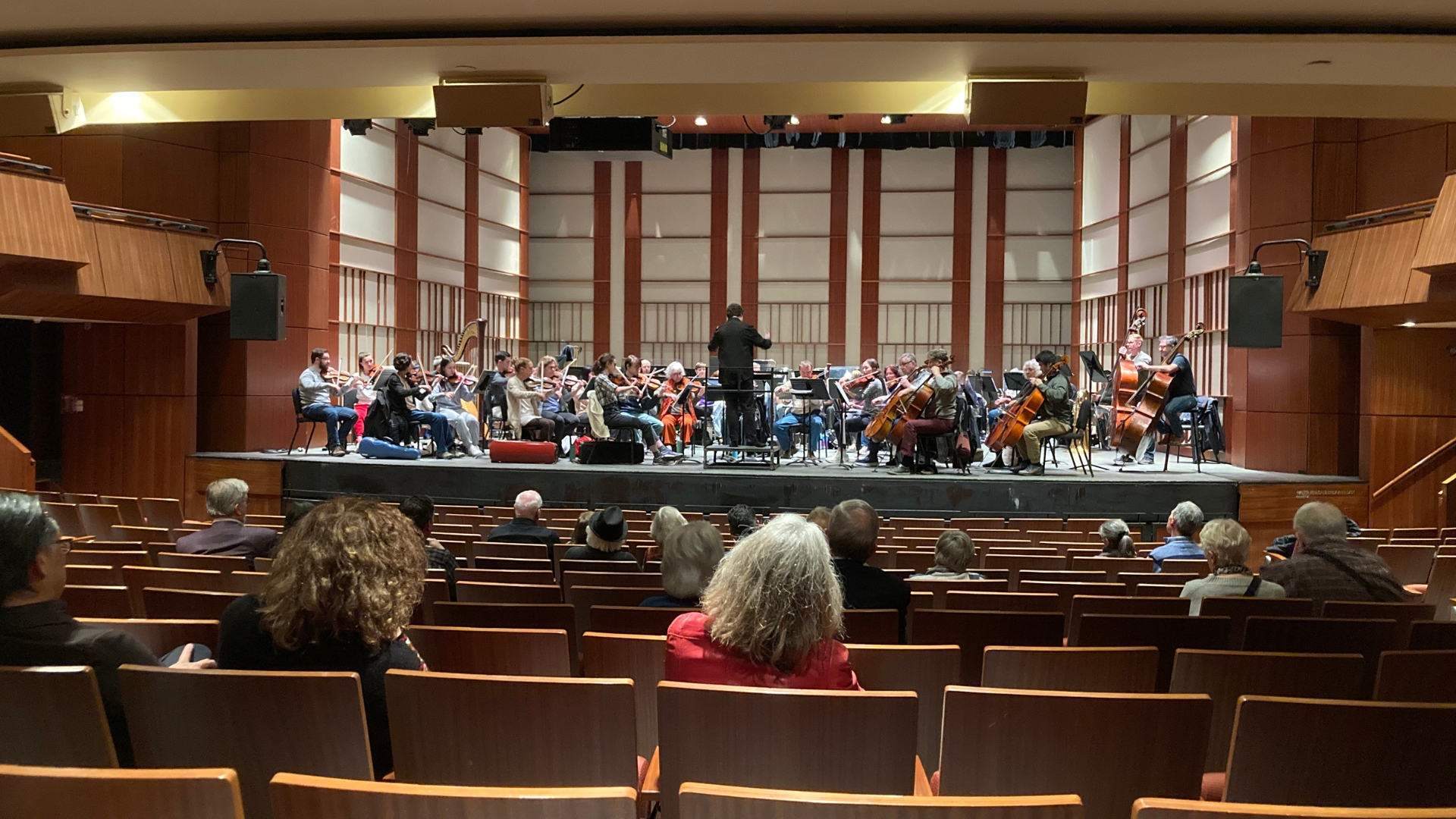 A Kingston Symphony rehearsal at Grand Theatre